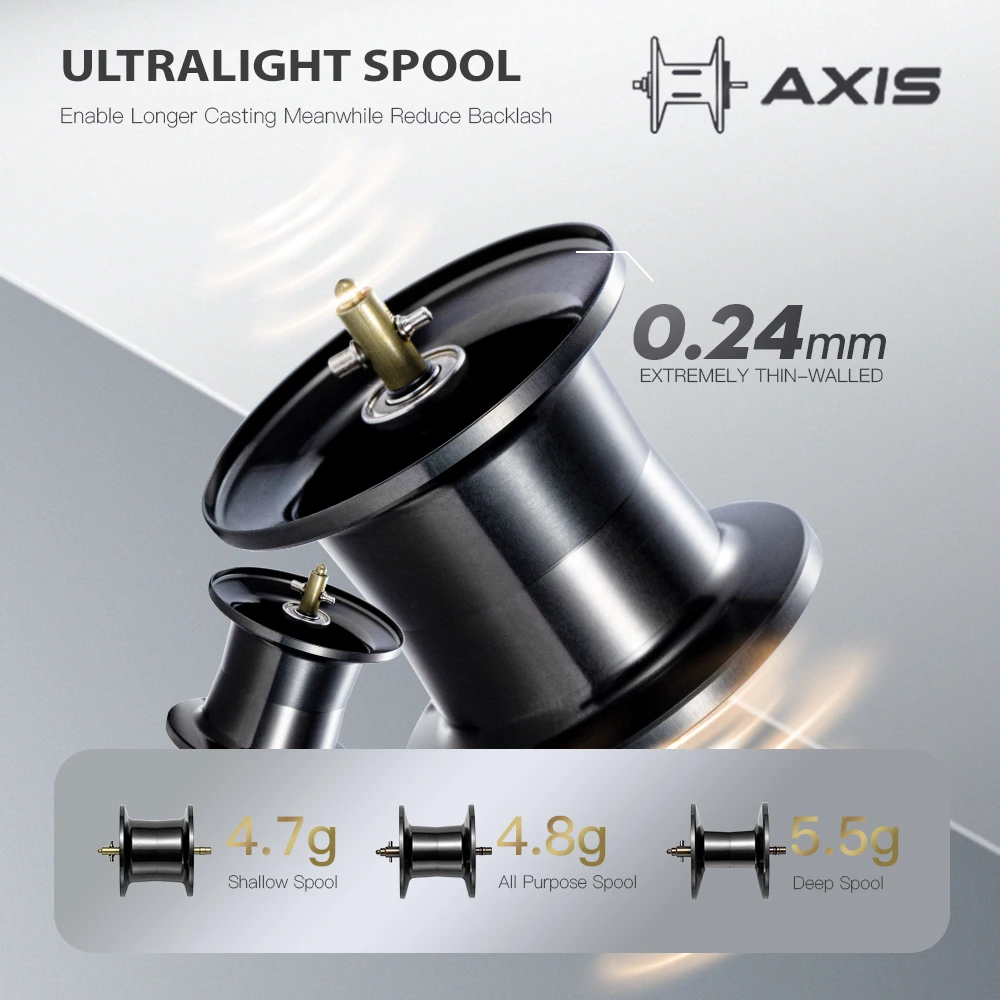 Carrete de pesca de aleación SOLOKING ASHMOON, carrete ultraligero BFS, relación de engranaje 6,3/7,1/8,1, carrete de pesca con potencia de arrastre de 6KG - imagen 5