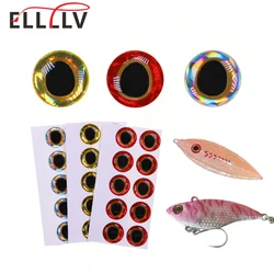 Ojos epoxi 3D holográficos Ellllv para señuelos de pesca – Forma gota