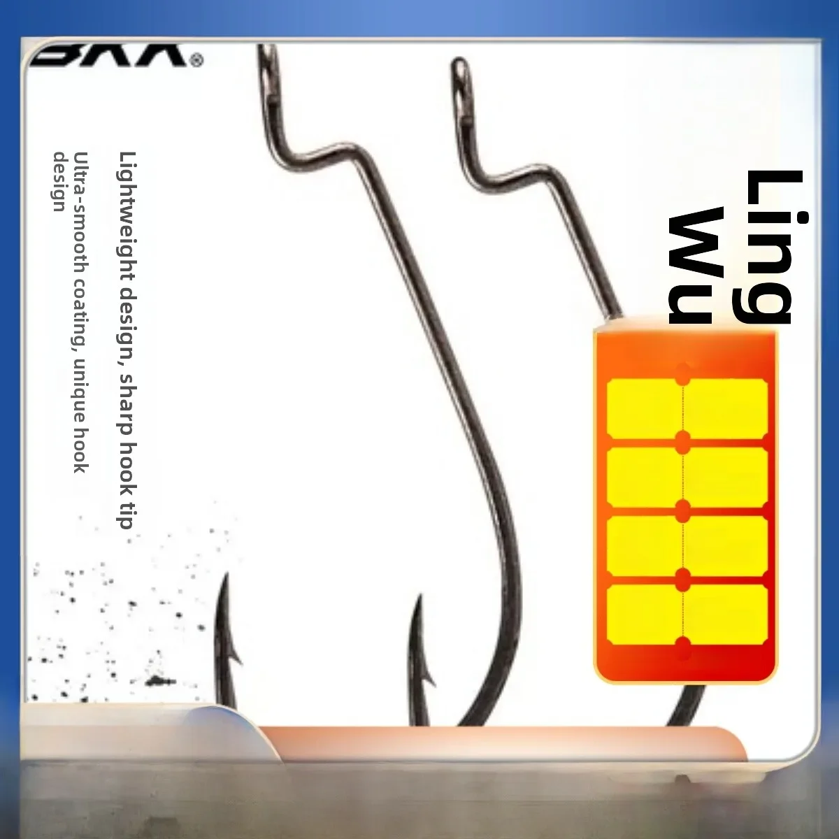 BKK Bla Diamond S9005 señuelo Fiing ganchos vientre ancho tira delgada tobillo curvo para Bass fi suave cebo Fiing ganchos - imagen 3