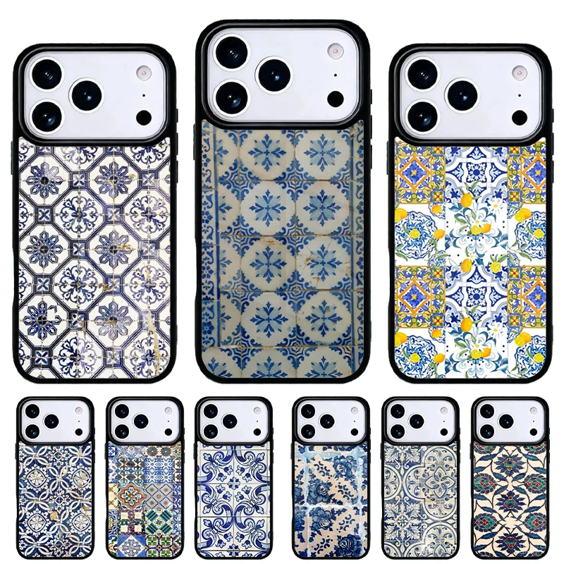 Funda para teléfono con diseño de azulejos portugueses