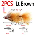 L 2PCS Lt Brown