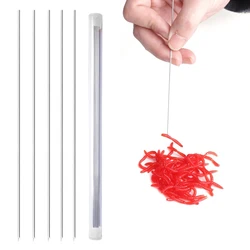 Agujas para lombriz en acero inoxidable – Accesorio de pesca
