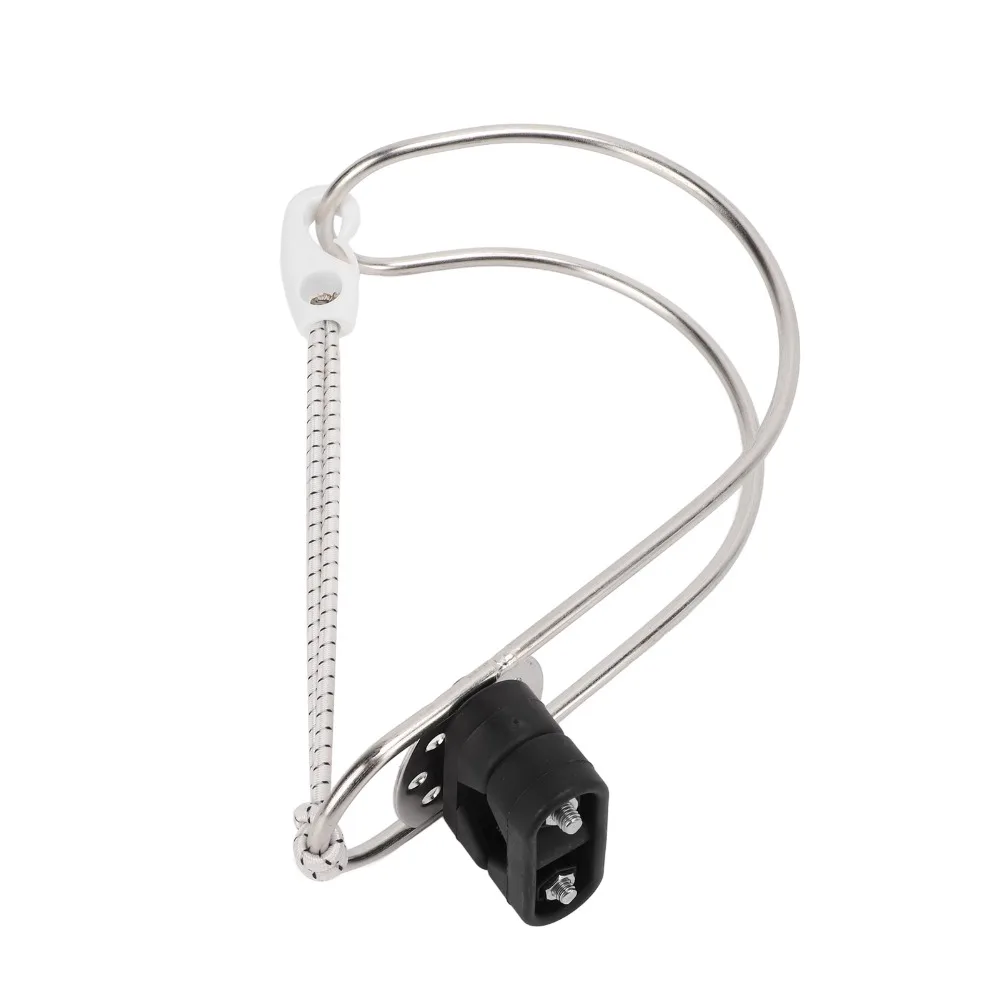 Aro salvavidas herradura con soporte ajustable – Acero inox - imagen 4