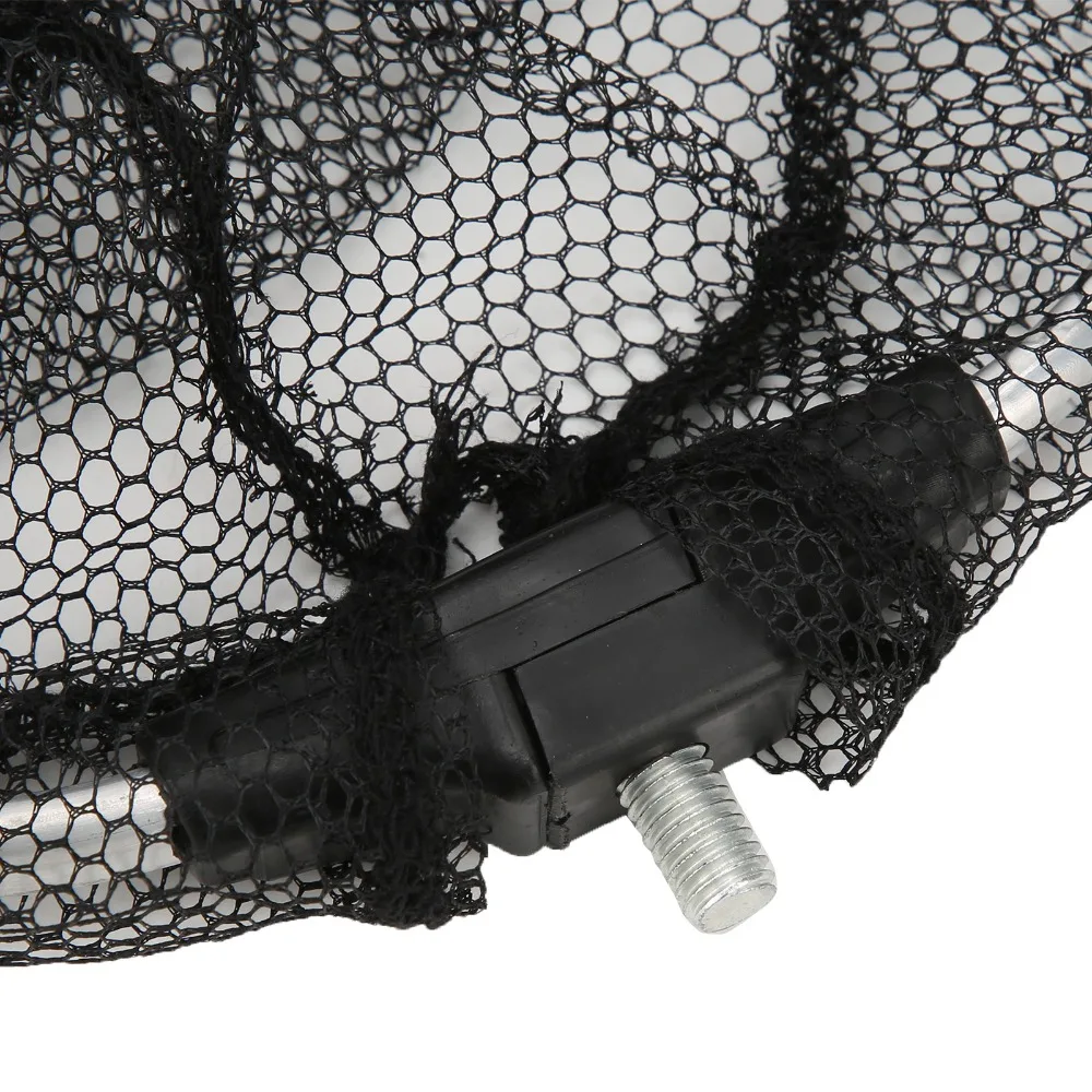 Red de pesca plegable portátil, malla Triangular, red para pescar peces con caña, red de aterrizaje, captura de camarones
