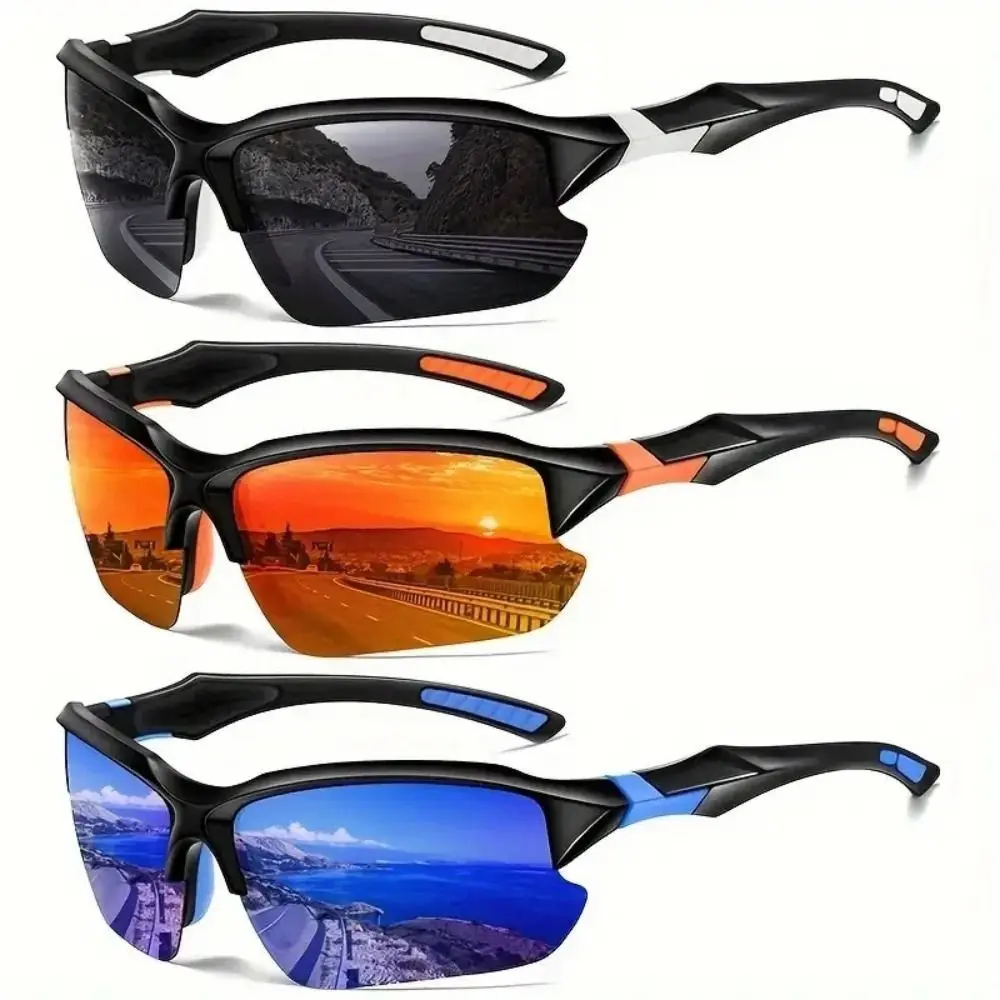 Gafas de sol polarizadas deportivas para hombres y mujeres, gafas de sol ligeras para exteriores, ciclismo, correr, pesca, moda - imagen 2