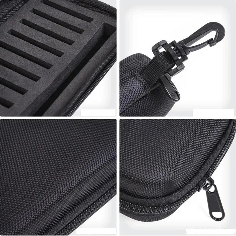 WEIHE-señuelo de pesca con mosca, cuchara giratoria, caja de espuma de cebo, trucha, moscas, anzuelo de pescado, estuche de almacenamiento duro de EVA, bolsa contenedora - imagen 2