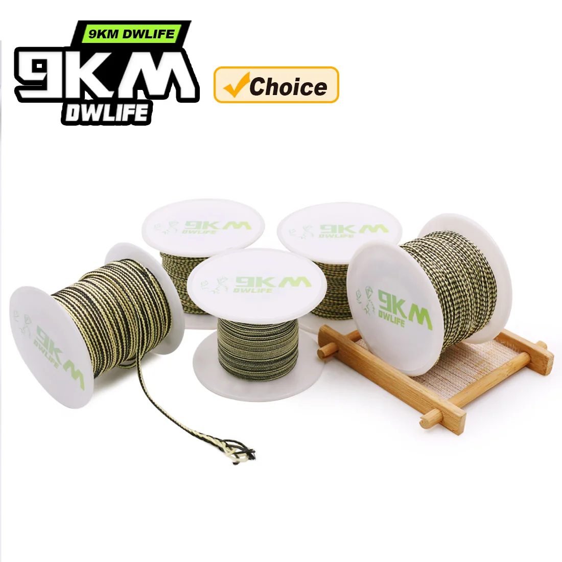 Línea trenzada Kevlar 9KM – resistencia 80‑400lb para pesca deportiva
