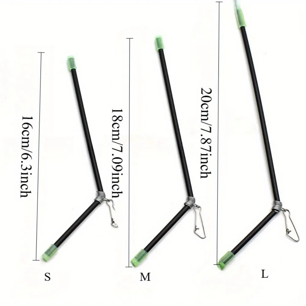 5 uds tubo antienredos para alimentador pesca en el mar alimentador antienredos espaciador de pluma con broches pesca Anti bobinado pluma alimentadora - imagen 3