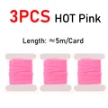 3 cards hot pink