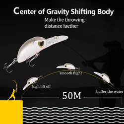 Señuelo Minnow flotante Japan Hot 5.5 cm para lubina y lucio