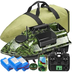 Barco Lanzacebos RC GPS 500M para Carpa con Sensor Sonar