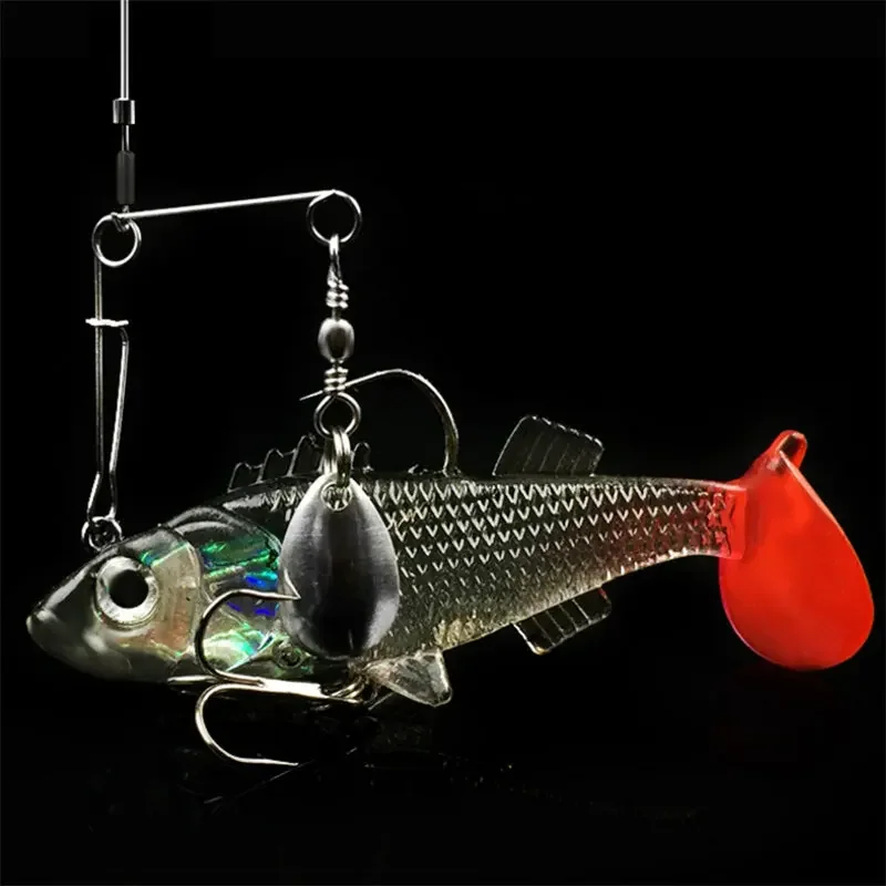 10 unids/lote accesorios de señuelo de pesca Spinner cebo simulación de acero inoxidable soporte de equilibrio anillo plata lentejuelas acero - imagen 3