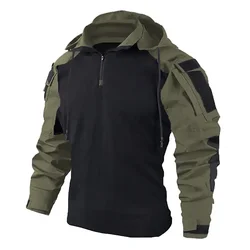 Camiseta de pesca manga larga camuflaje - outdoor para hombre
