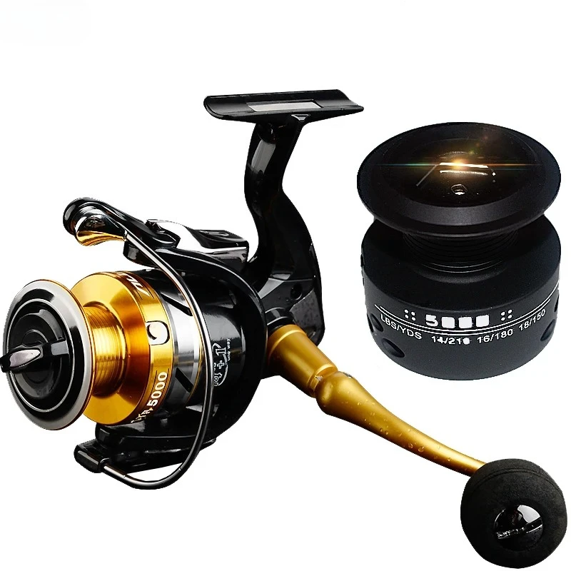 Carrete Baitcasting 14+1 BB Alta Velocidad para Pesca de Carpa