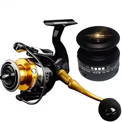 Carrete Baitcasting 14+1 BB Alta Velocidad para Pesca de Carpa