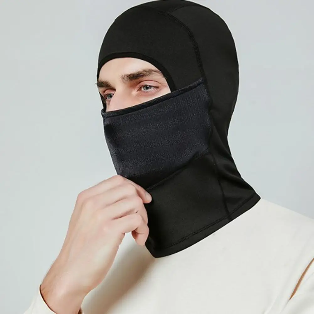Cubierta facial, gorro de ciclismo cálido, a prueba de viento, a prueba de polvo, pasamontañas de invierno para motocicleta, protección para los oídos, máscara facial ligera para Moto - imagen 5