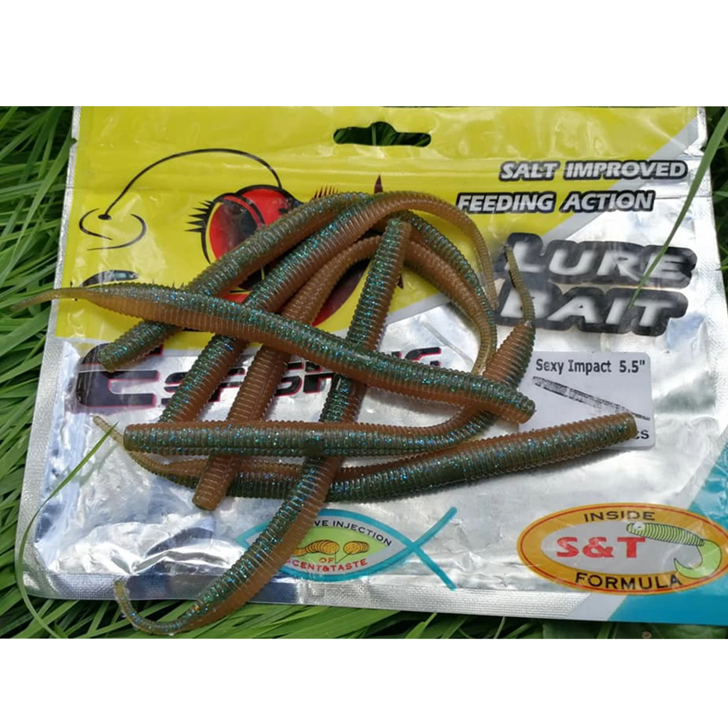 KESFISHING Señuelo blando lubina con aroma a camarón - imagen 4