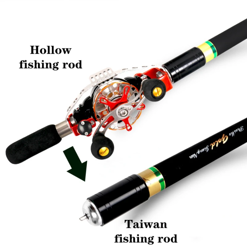 Caña De pescar hueca De posicionamiento, accesorio De Pesca De carbono, 28 Tune, Taiwán - imagen 3
