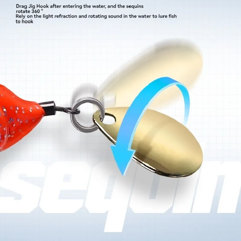 Juego de Señuelos de Pesca 5g 7g 18g Wobble giratorio Metal VIB Spinner cuchara Jig Señuelos de Mar con cebos duros artificiales lentejuelas para pesca con caña - imagen 5