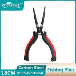 ZYZ-alicates de pesca multifuncionales de acero al carbono, herramientas de pesca, gancho de sujeción de plomo, Extractor de línea de corte, aparejos de pesca de mar