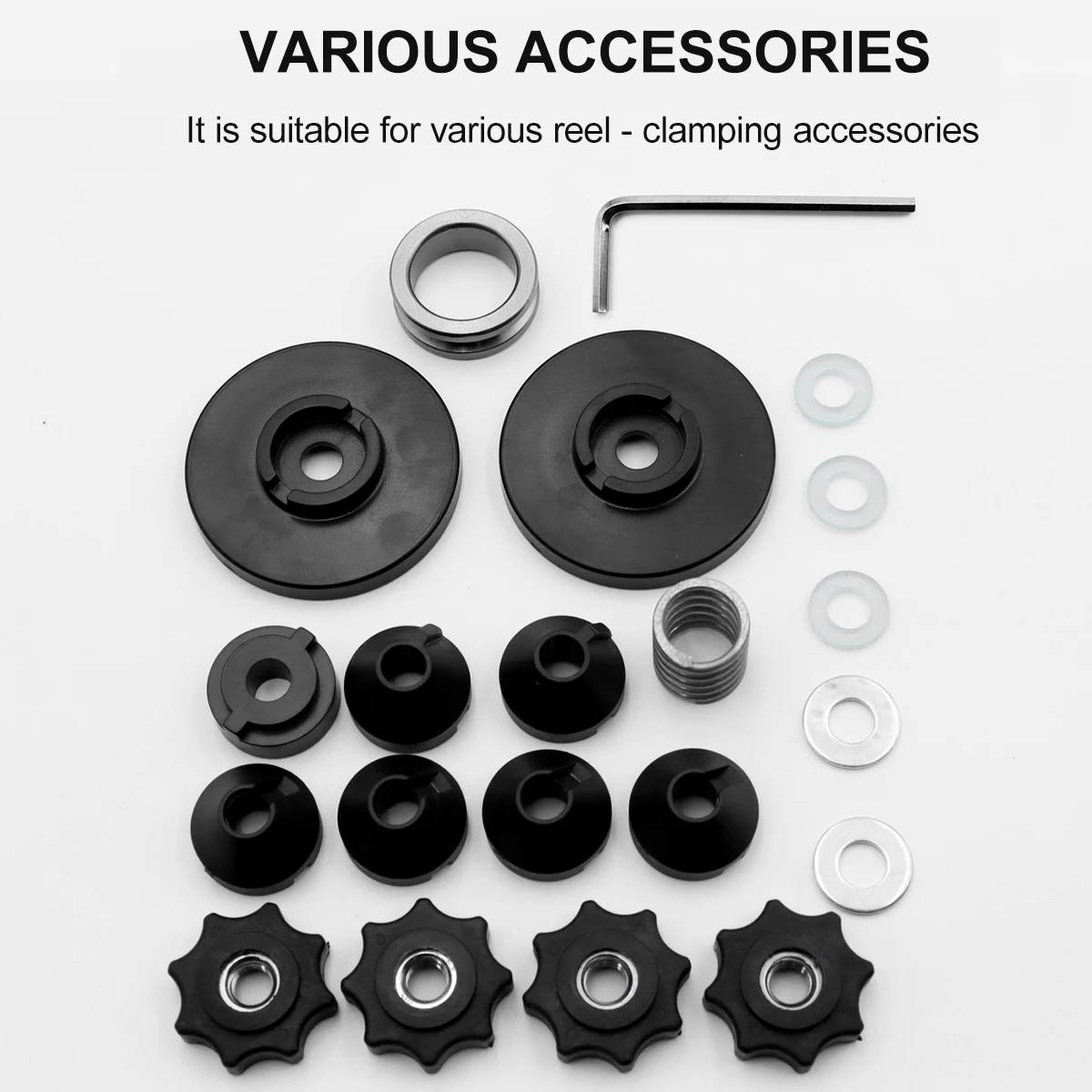 ZYZ-enrollador de línea de pesca, carrete doble, herramienta de bobinado de línea, aleación de magnesio de alta resistencia, enrollador de línea mejorado - imagen 4