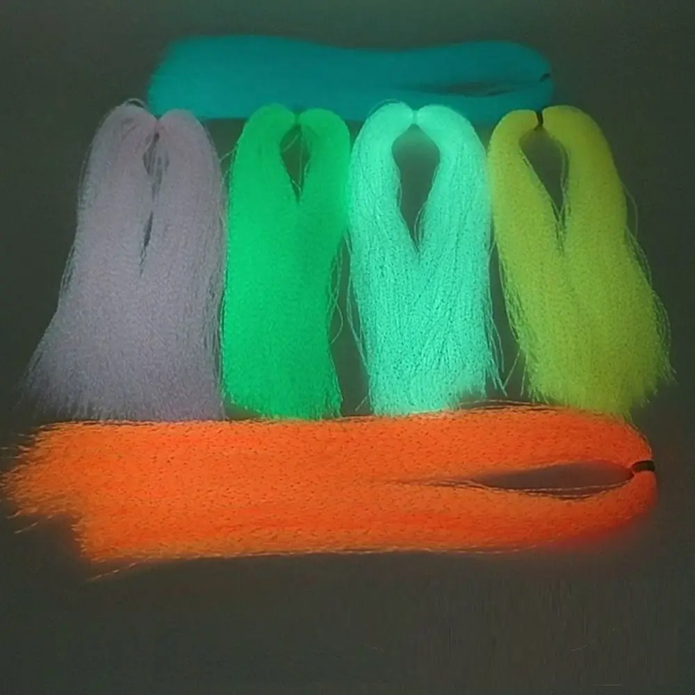 1 paquete de anzuelo de cristal trenzado, Flashabou holográfico, Flash de mosca para anzuelo de plantilla, Material de fabricación de señuelos - imagen 3