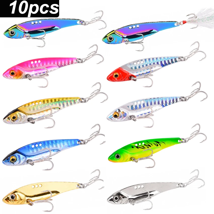 Señuelo Vib Metal 7-25g – Ojos 3D para lubina y perca