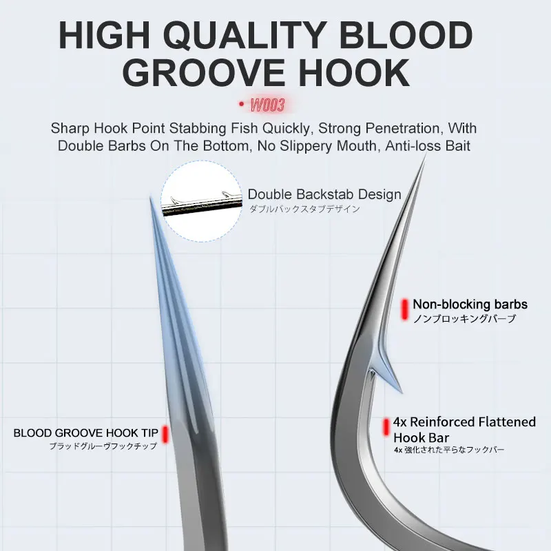 OBSESSION W003 6 unids/bolsa 3,5g/5g/6g/8g/11g falda de silicona señuelo de pesca de barba brillo goma Jig Head cebo todo el agua Wobbler Jig Bait - imagen 5