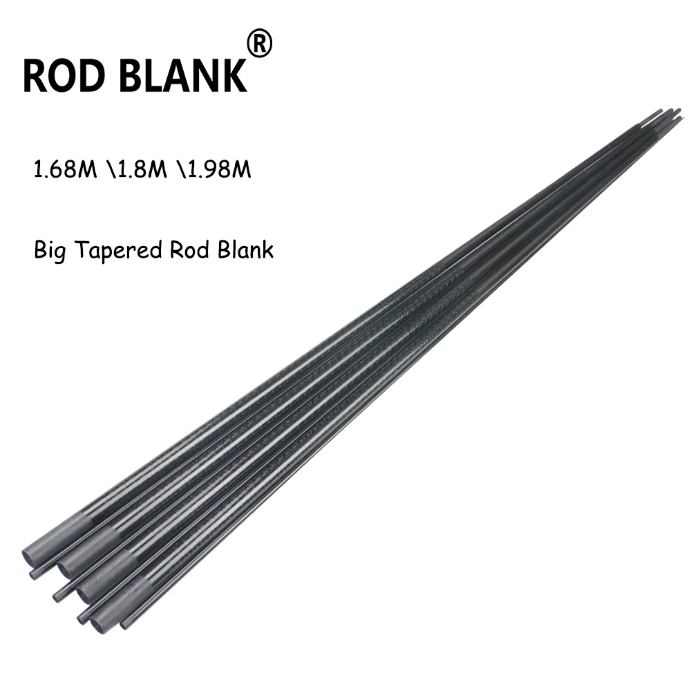 Caña Blank fibra de carbono pesca deportiva