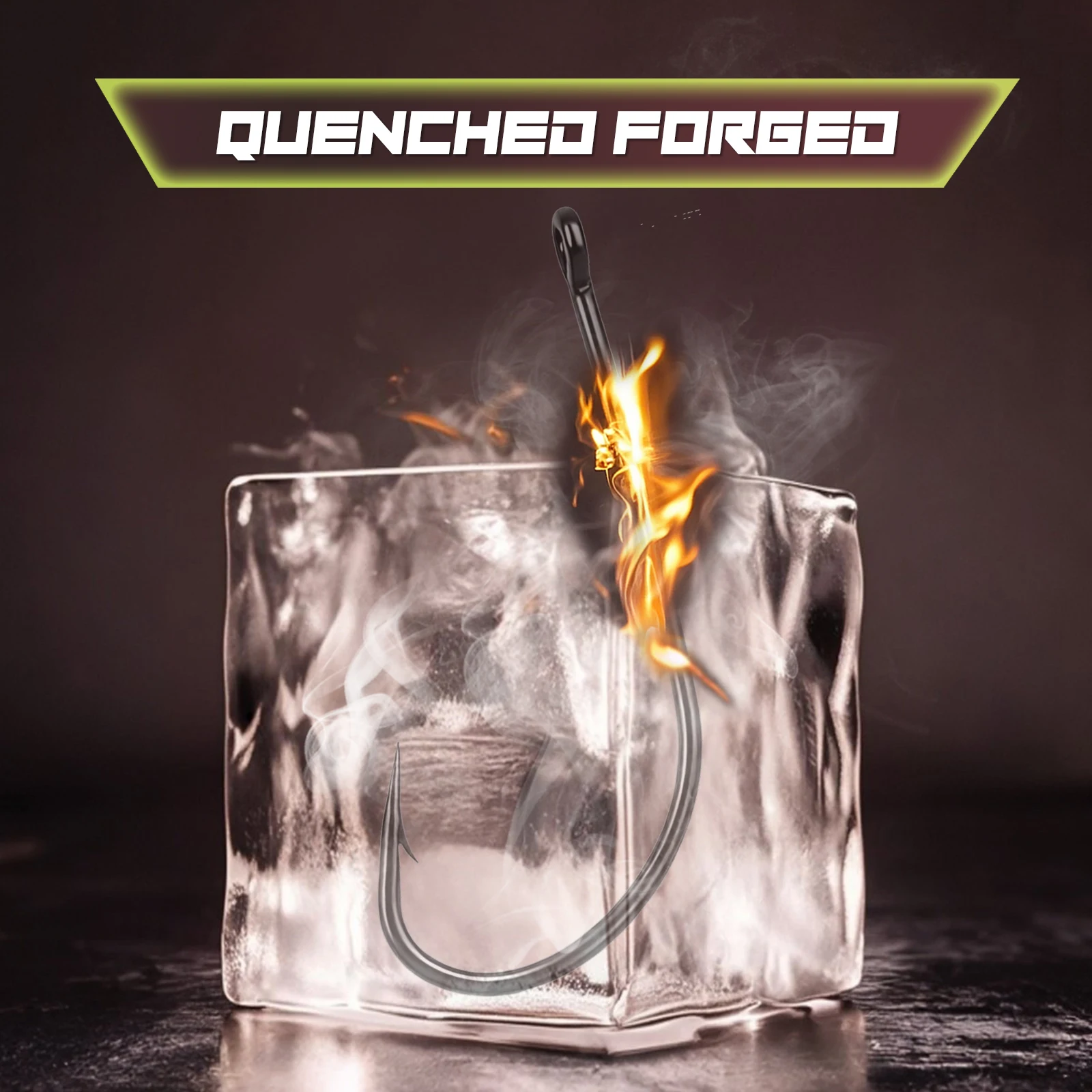 25 uds-50 Uds anzuelo de pesca de vástago largo señuelo de pesca anzuelo de cebo gancho de gusano circular gancho de púas de acero alto en carbono para accesorios de carpa - imagen 4