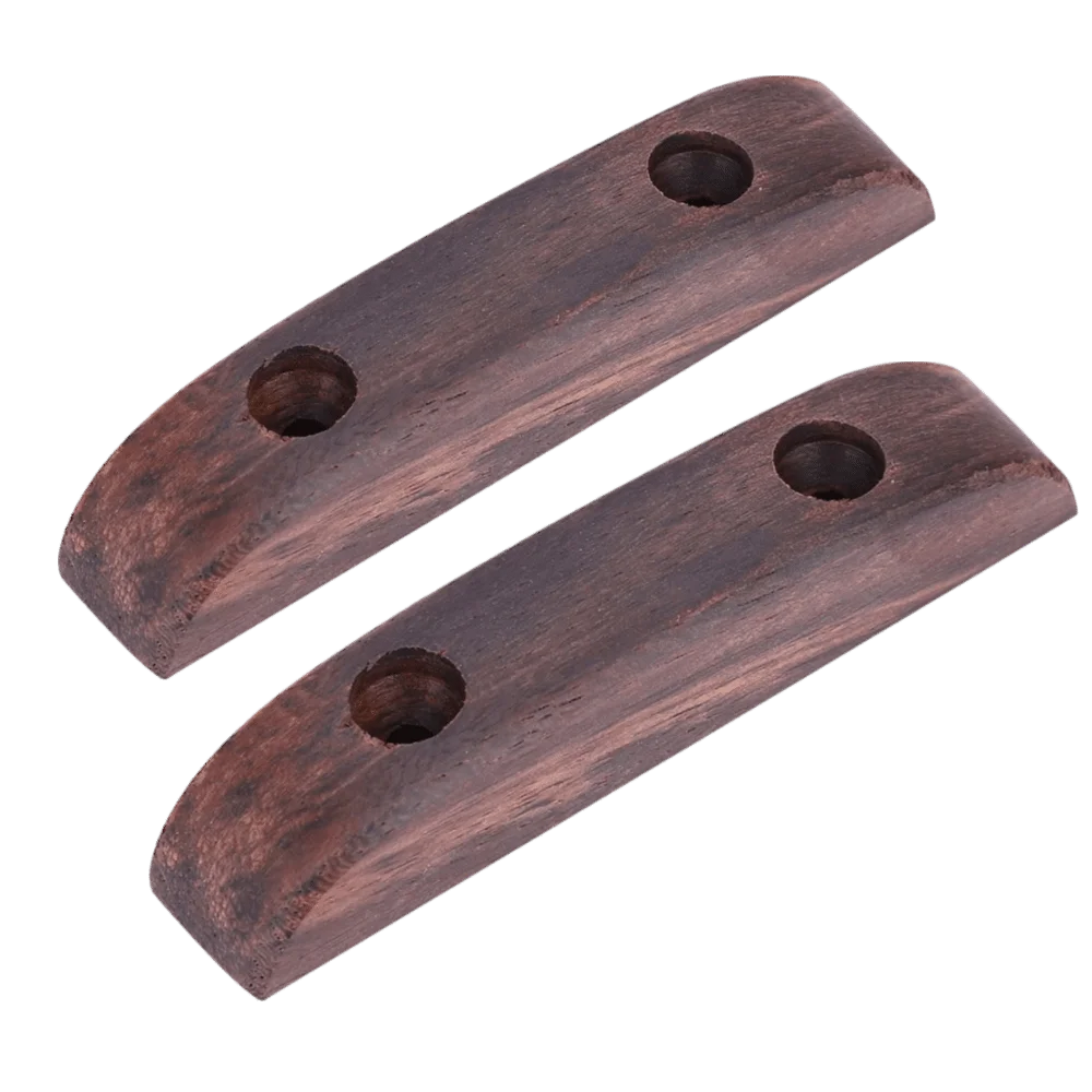 ​ Reposapiés para bajo de palisandro, 2 piezas ​   Soporte para los dedos ​ El más pulgar ​ ​ Reposapiés para guitarra ​ ​ Con tornillos de montaje ​ ​ Reposapiés de palisandro ​ - imagen 2