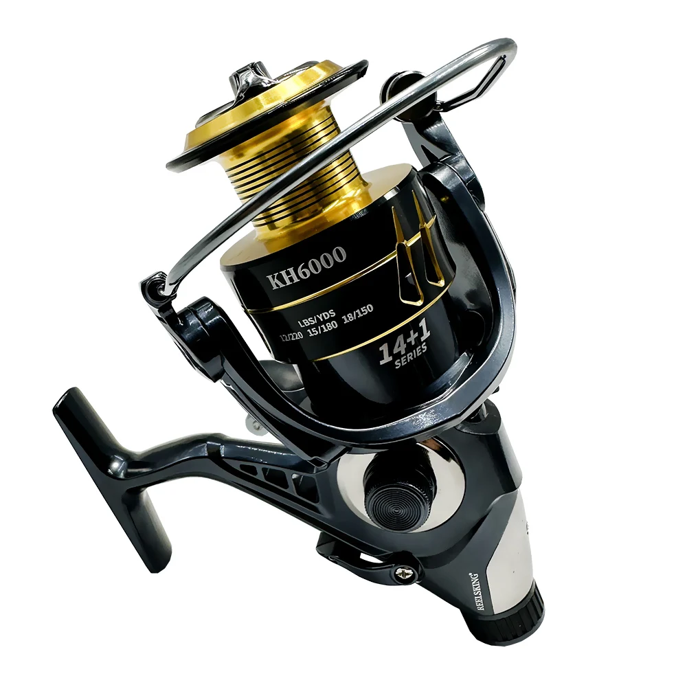 Carrete de Pesca ultraligero, 3000, 4000, 5000, 6000, relación de rotación de alta velocidad, 5,2: 1, mano izquierda y derecha, resistente al agua y duradero - imagen 4