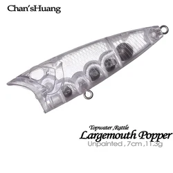 Popper Chan's Huang – Popper hueco DIY 70mm sin pintar
