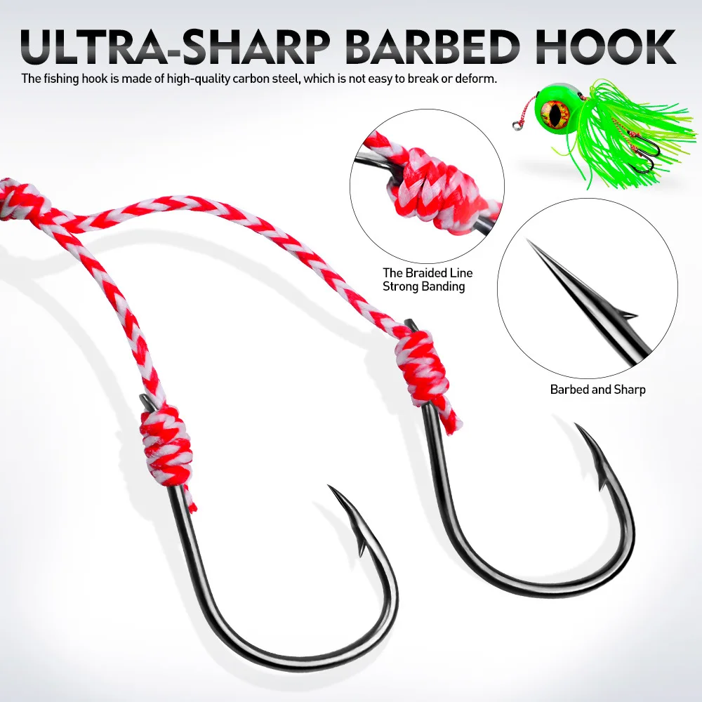 1 unidad de cebo de alambre luminoso de 20G, 40g, 60g, 80g, 100g, 120g, señuelos de Jigging, plantilla de ojos 3D, cabeza de plomo, aparejos de cebo de pesca de calamar de agua salada de goma - imagen 5