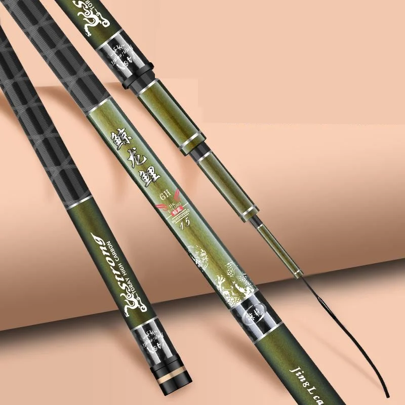 Caña de pescar superdura, 6H, 7H, 8H, 2,7-8,1 m, ultraligera - imagen 3