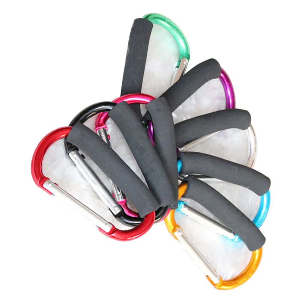 Mosquetón grande de 14x1,2 cm, hebilla de Montañismo de aleación de aluminio ultraligera para acampar al aire libre, senderismo, escalada, ciclismo, pesca, 1 ud. - imagen 2