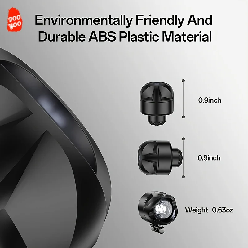 2 uds luz de pesca recargable por USB iluminación para deportes al aire libre senderismo Camping luces de advertencia para zapatos - imagen 3