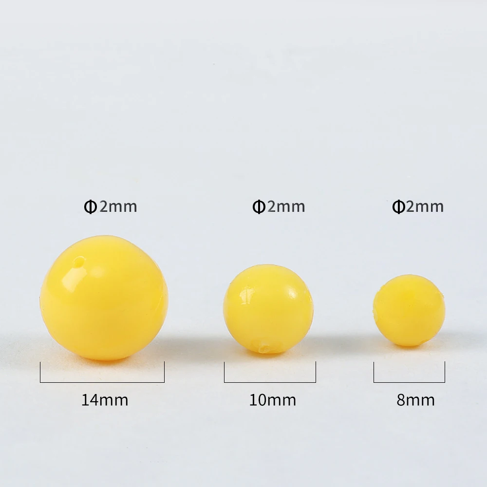 Cuentas Pop Ups para pesca de carpa, 50 piezas, cebo con sabor a maíz amarillo, bola flotante, accesorios de pesca - imagen 2