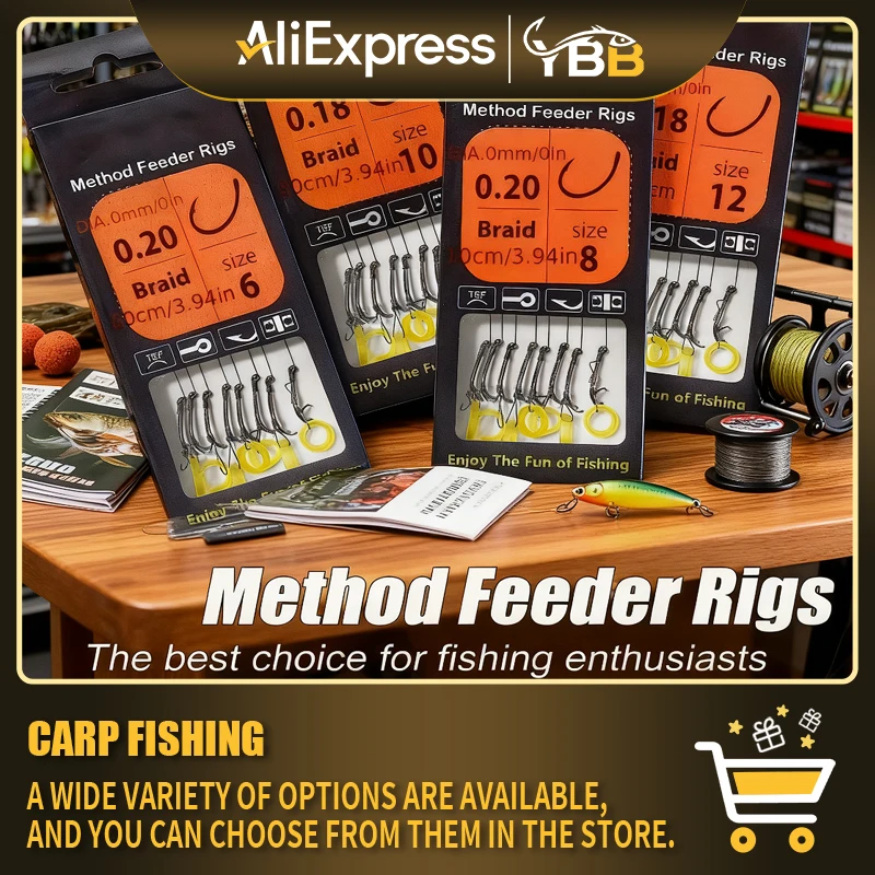 Kit Method Feeder Lana – Montaje preensamblado para pesca de carpa