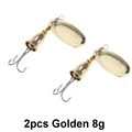2pcs Golden 8g