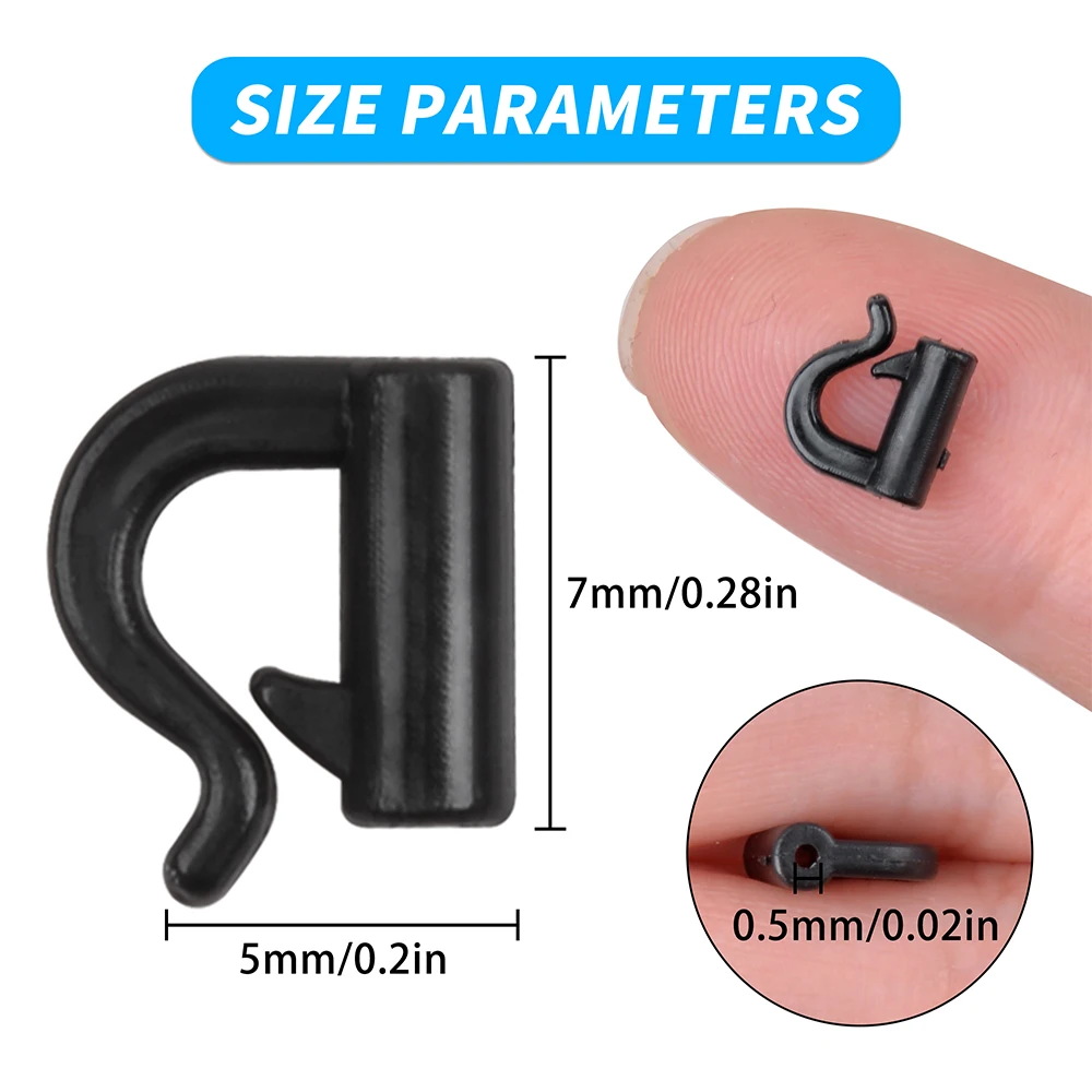 50 uds/100 Uds. Spinner de cambio rápido horquilla de pesca arnés sobre orugas plataforma dorada horquilla de velocidad para accesorios de cuchillas giratorias - imagen 3