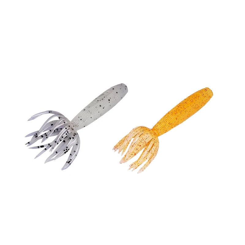 FISHANT 5 uds/6 uds Caitou calamar señuelos blandos plantillas de calamar alta gravedad específica señuelo de pesca 45Mm/55Mm señuelo cebo calamares para pesca - imagen 5