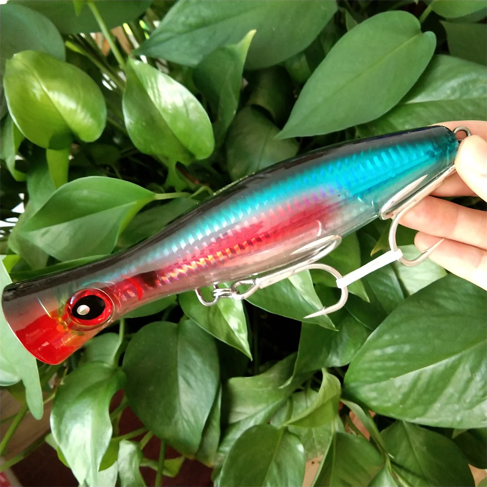 Noeby 2 uds 16cm 78g señuelo de pesca Popper agua salada Topwater Popper señuelos para Striper atún Bluefish pez depredador grande en alta mar - imagen 5