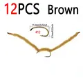 12pcs Brown