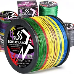 Sougayilang 4X Hilo Trenzado PE – Multifilamento para pesca en mar