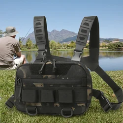 Bolsa de pecho táctica impermeable para pesca - Cómoda y resistente