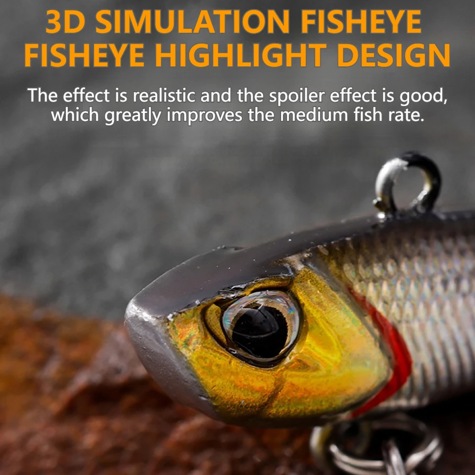 WALK FISH-cebo giratorio VIB de Metal, 7g, 11g, 15g, 21g, señuelo de Pesca con vibración, cola giratoria, lentejuelas, Wobbler japonés, cebo de Pesca - imagen 4