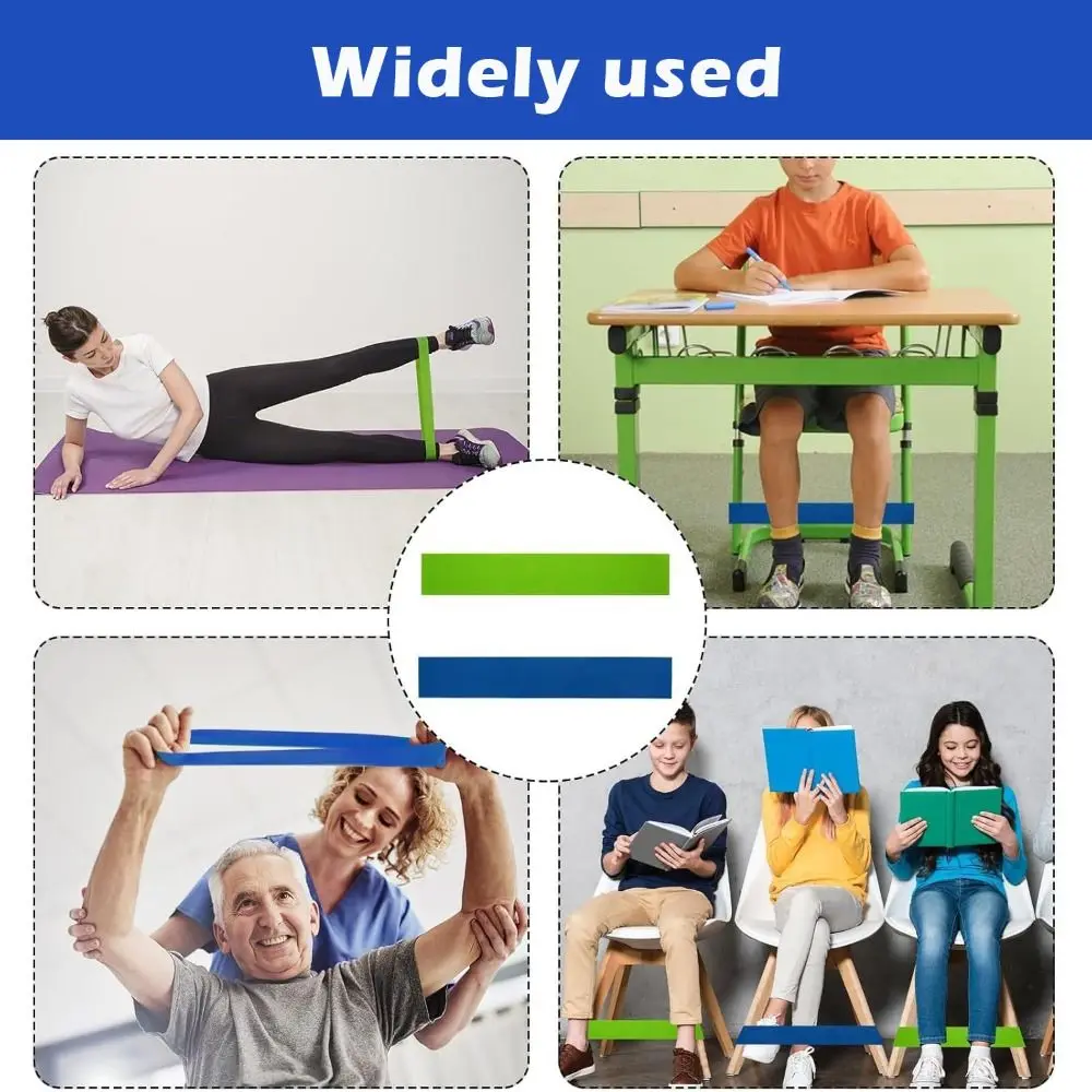 Silla elástica portátil, bandas elásticas para aliviar el estrés, mejorar la concentración, bandas de toalla, tiras elásticas coloridas para sillas, sillas de playa - imagen 3