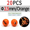 2.5mm 20pc Orange