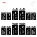 9V 1100mAh 12pc